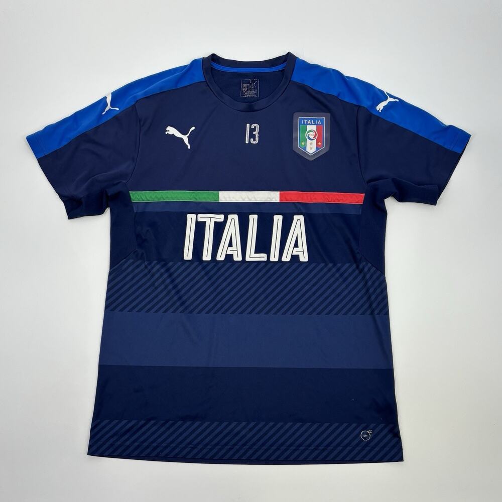 ITALY 2016 2017 HOME TRAINING FOOTBALL SHIRT SOCCER JERSEY PUMA 748851 XL MEN
